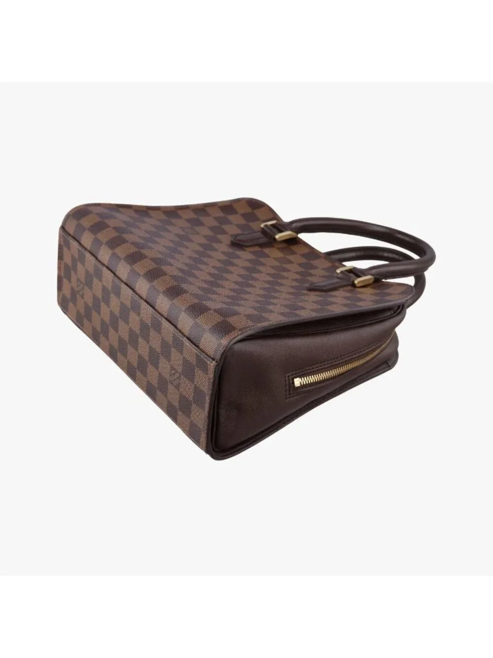 Louis Vuitton Triana Ebene Damier Canvas Handbag